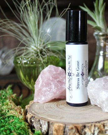 Stress Be Gone Aromatherapy Roll-On by Apothepurity Live Pure